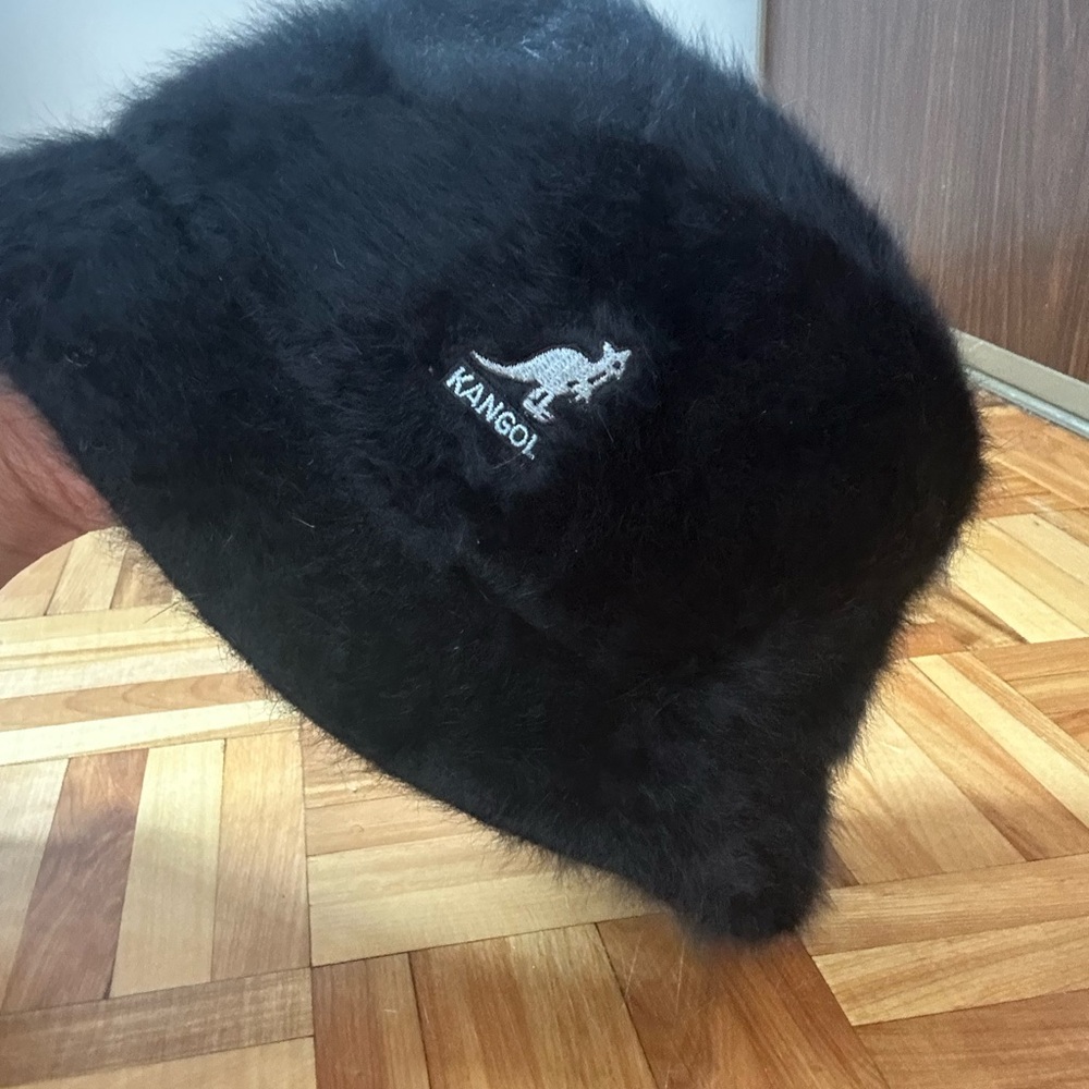 Kangol Black Textured Hat